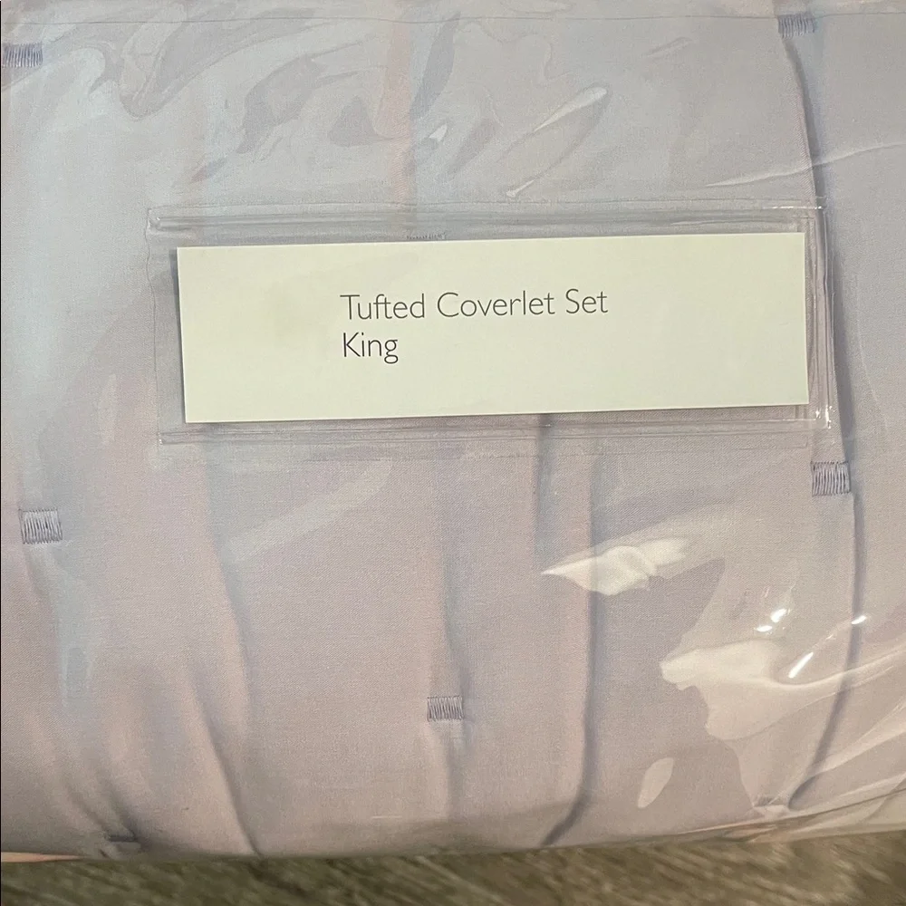 Sky $270 Soft Purple King Comforter Set NEW